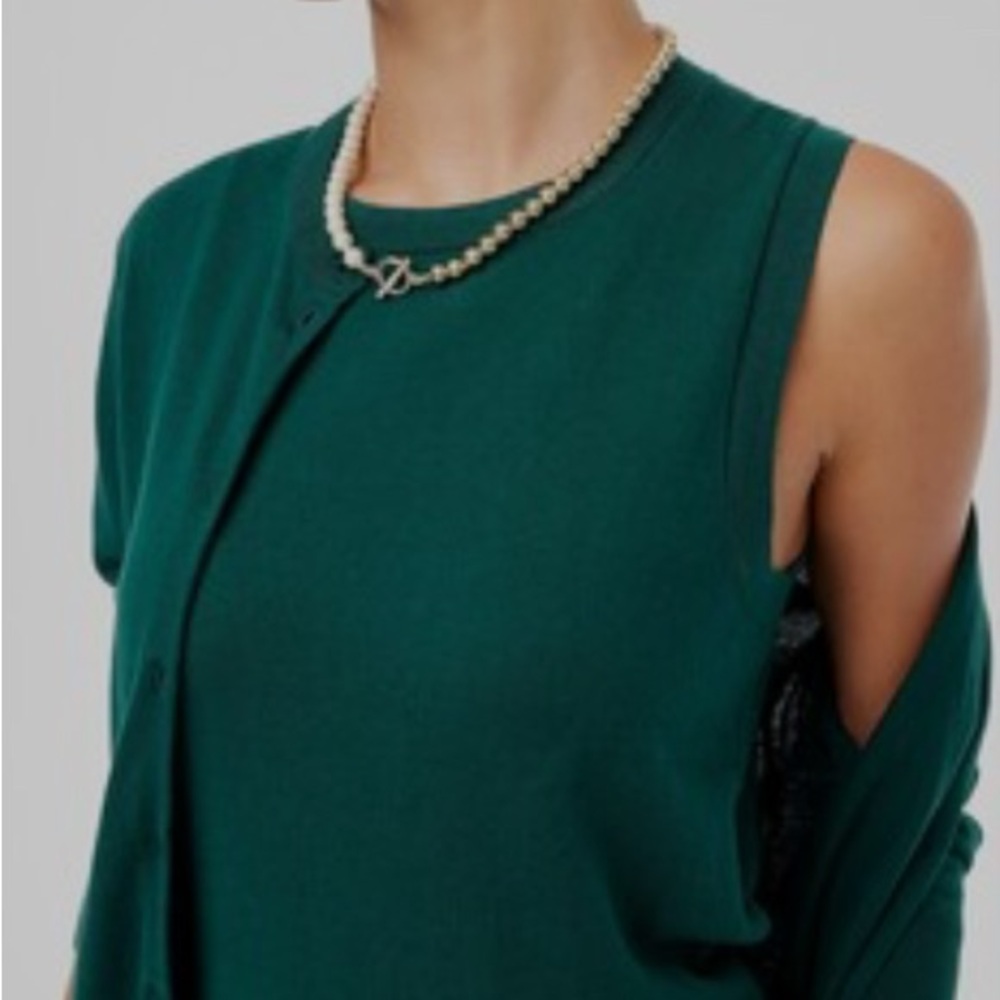 J. Crew Factory Classic Shell in Deep Green - Medium